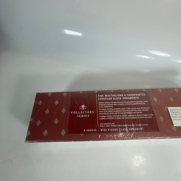 Collectors Series 489544- Mini Glass Hand-Painted European Figure Ornaments Set - Picture 7 of 7